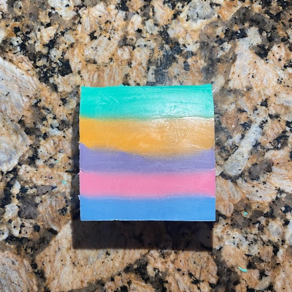 Handmade Rainbow Soap with Goat Milk | Tea Tree & Lemon Essential Oils - Picture 1 of 5